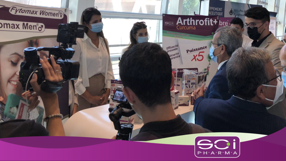 Les laboratoires sci pharma à Excellencia 2021 Participation des laboratoires Sci Pharma à Excellencia 2021 sous le haut patronage du ministre de la santé Mr Benbouzid au CICI d'alger