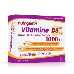 نيتريجست+® فيتامين D3 (1000 UI)