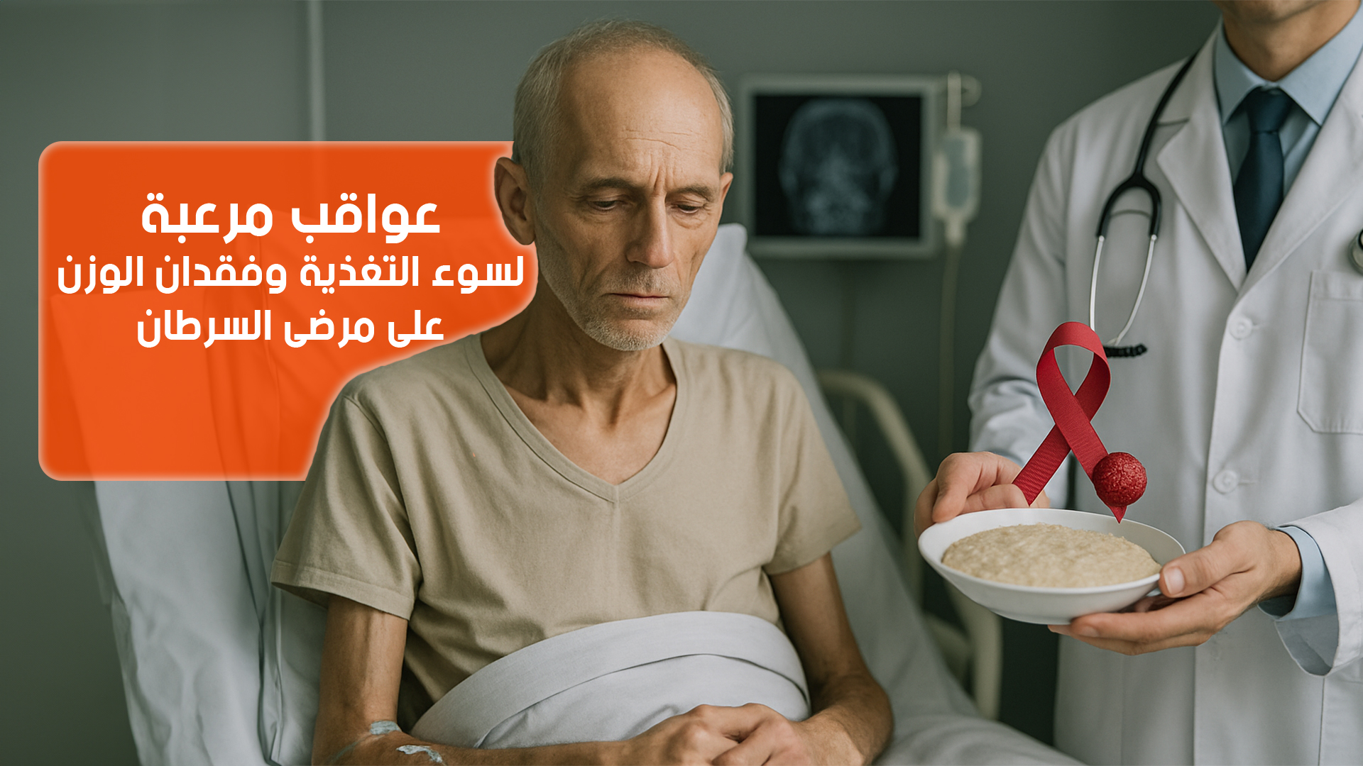 عواقب مرعبة لسوء التغذية وفقدان الوزن على مرضى السرطان